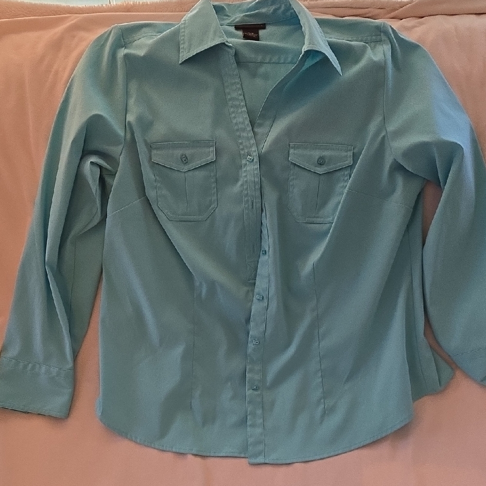 Light Blue Button-Up Shirt